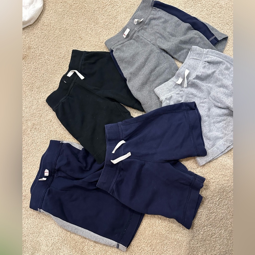 5 pair! hanna andersson size 5 cotton shorts